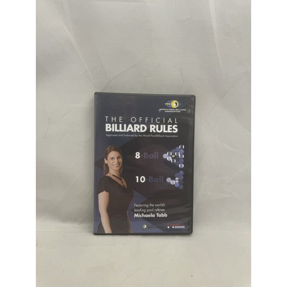 Official WPA Billiard Rules for 8-Ball 10-Ball DVD Michaela Tabb Pool